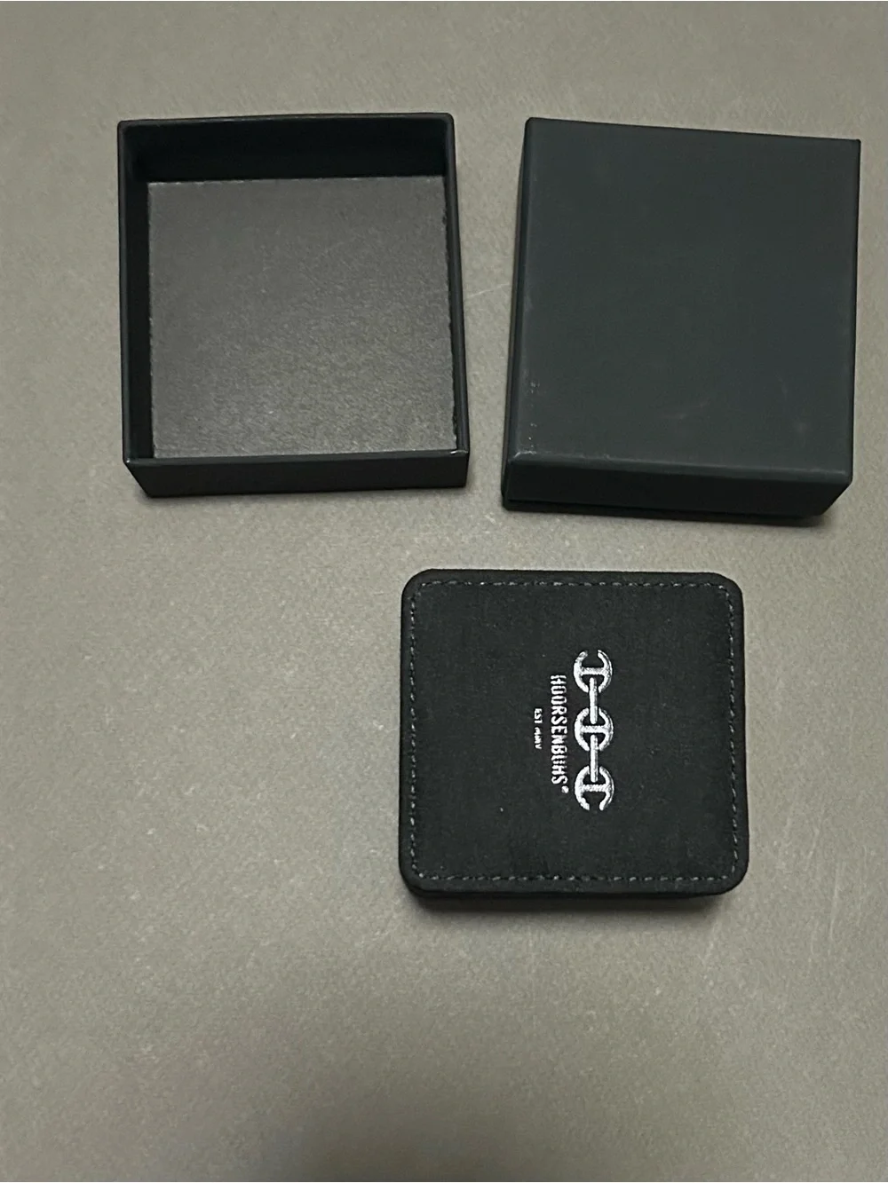 Hoorsenbuhs Black Ring Box - Luxury Jewelry Presentation